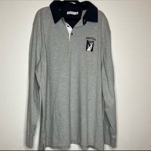 Nautica Long Sleeve Polo